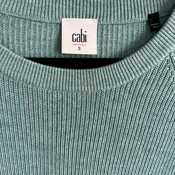 CAbi 5133 Blue Sky Swing Sweater Small EUC - Picture 4 of 5